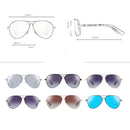 Óculos Aviador Armação de Titanium