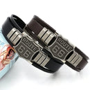 Pulseira de Couro Route 66