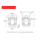 Alforge Lateral para Protetor de Carenagem 8L