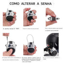 Cadeado Retrátil Para Capacete De Moto