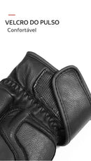 Luva de Couro Impermeável Térmica