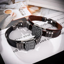 Pulseira de Couro Route 66